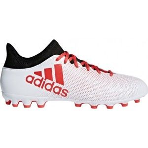 adidas X 17.3 AG bílá 9.5 - Pánská fotbalová obuv