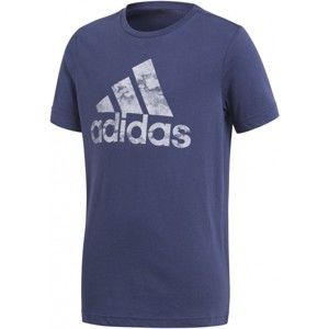 adidas BOS modrá 128 - Chlapecké triko