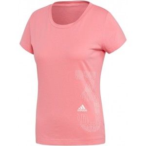 adidas W GFX TEE růžová XL - Dámské sportovní triko