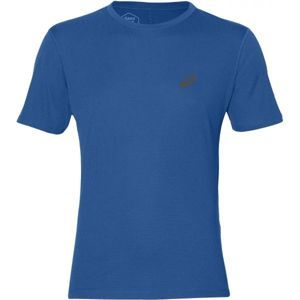 Asics SILVER SS TOP modrá S - Pánské běžecké triko