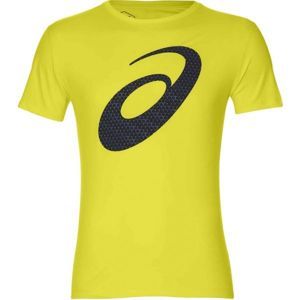Asics SILVER GRAPHIC SS TOP žlutá XXL - Pánské běžecké triko
