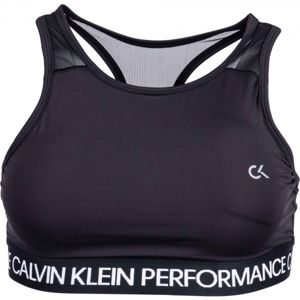 Calvin Klein MEDIUM SUPPORT BRA černá S - Dámská sportovní podprsenka