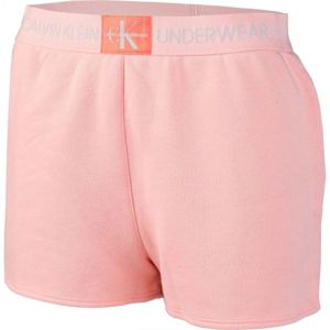 Calvin Klein SLEEP SHORT světle růžová XL - Dámské šortky