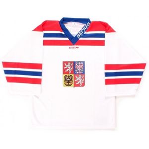 CCM Dres bílá XXL - Hokejový dres
