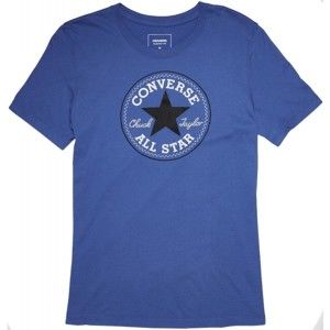 Converse AWT CORE 2 COLOR HTHR CP CREW modrá XS - Dámské tričko
