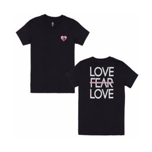 Converse LOVE THE PROGRESS černá XS - Dámské tričko