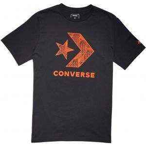 Converse STAR CHEVRON SNEAKER TEE černá S - Pánské triko