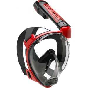 Cressi DUKE červená S/M - Celoobličejová šnorchlovací maska