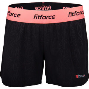 Fitforce RONY černá M - Dámské fitness šortky