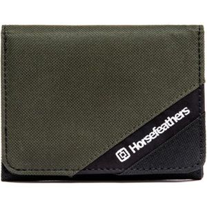 Horsefeathers CROZER WALLET tmavě zelená  - Pánská peněženka