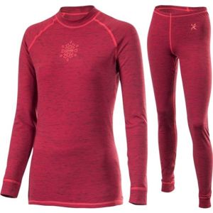Klimatex ALORA červená XL - Set dámského funkčního prádla