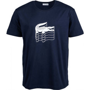 Lacoste MAN T-SHIRT tmavě modrá XXL - Pánské tričko