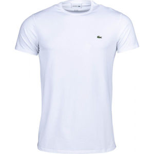 Lacoste ZERO NECK SS T-SHIRT bílá M - Pánské tričko