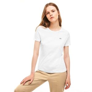 Lacoste WOMAN T-SHIRT bílá M - Dámské tričko