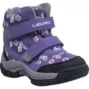 Lewro CUPER fialová 34 - Dětská zimní obuv