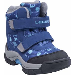 Lewro CUPER modrá 28 - Dětská zimní obuv