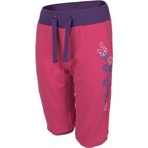 Lewro GISA 140 - 170 růžová 152-158 - Dívčí tříčtvrteční kalhoty