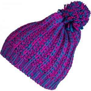 Lewro HANKA růžová 8-11 - Dívčí pletená čepice