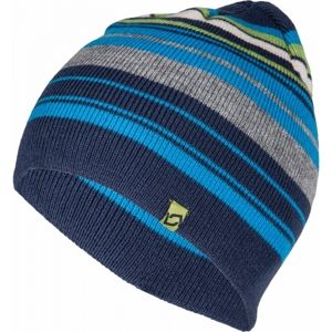 Lewro RICO modrá 4-7 - Chlapecká pletená čepice
