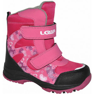 Loap CHOSEE růžová 28 - Dětské zimní boty