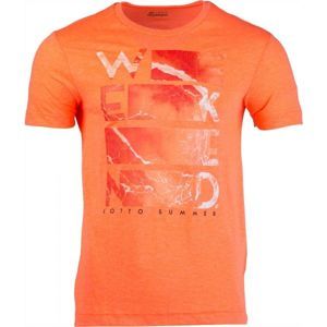 Lotto L73 V TEE BEACH PRT 1 PL oranžová XL - Pánské triko