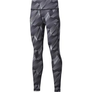 Mizuno HINERI REVERSIBLE TIGHT šedá S - Dámské elastické kalhoty