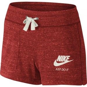 Nike GYM VINTAGE červená S - Dámské šortky