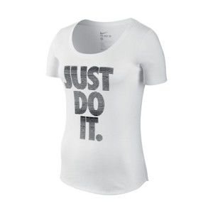 Nike TEE-SCP PAPER MRG JDI bílá M - Dámské triko