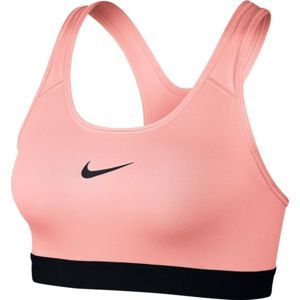Nike CLASSIC PAD BRA světle růžová XL - Dámská sportovní podprsenka