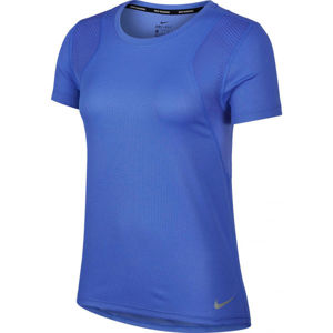 Nike RUN TOP SS W modrá XS - Dámské běžecké tričko