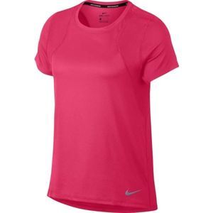 Nike RUN TOP SS růžová M - Dámské běžecké triko