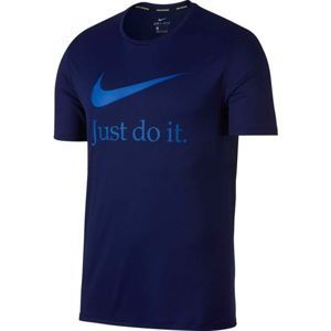 Nike RUN SS GX modrá S - Pánské běžecké triko