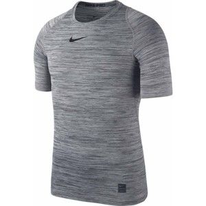 Nike TOP SS COMP HTHR tmavě šedá XXL - Pánské tréninkové triko