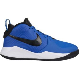 Nike TEAM HUSTLE D9 modrá 4.5Y - Dětská basketbalová obuv