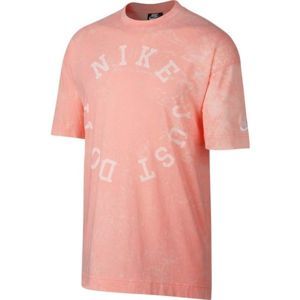 Nike NSW CE TOP SS WASH růžová XL - Pánské tričko
