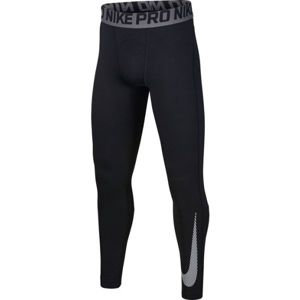 Nike NP THERMA TIGHT GFX B černá XL - Chlapecké tréninkové legíny