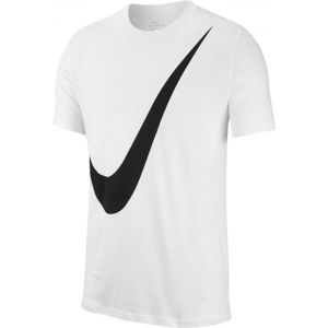 Nike NSW SS TEE SWOOSH 1 bílá S - Pánské tričko