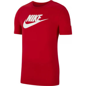 Nike NSW HYBRID SS TEE M červená 2XL - Pánské tričko