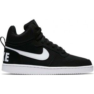 Nike COURT BOROUGH MID černá 7 - Dámská volnočasová obuv