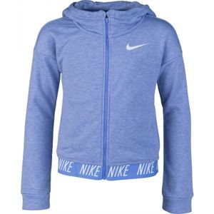 Nike DRI-FIT HOODIE FZ CORE STUDIO modrá S - Dívčí mikina