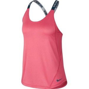 Nike DRY TANK ELASTKA W růžová M - Dámské tréninkové tílko