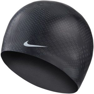 Nike OPTIC CAMO SILICONE CAP černá NS - Plavecká čepice