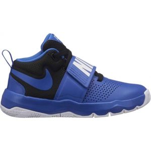 Nike TEAM HUSTLE D8 GS modrá 5Y - Dětská basketbalová obuv