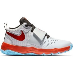 Nike TEAM HUSTLE D 8 SD šedá 5.5Y - Dětská basketbalová obuv