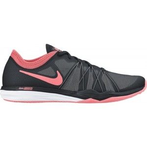 Nike DUAL FUSION TR HIT W tmavě šedá 8 - Dámská tréninková obuv