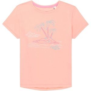 O'Neill LG S/SLV ISLAND T-SHIRT světle růžová 164 - Dívčí triko