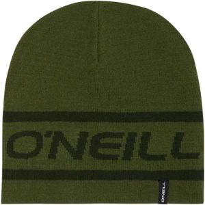 O'Neill BM REVERSIBLE LOGO BEANIE tmavě zelená 0 - Pánská zimní čepice