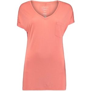 O'Neill LW ESSENTIALS V-NECK T-SHIRT fialová S - Dámské tričko
