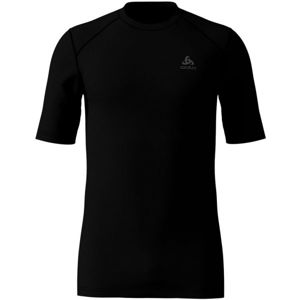 Odlo BL TOP CREW NECK S/S ACTIVE WARM černá M - Pánské tričko