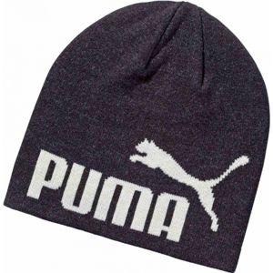 Puma ESS BIG CAT BEANIE SNR tmavě šedá UNI - Pánská zimní čepice